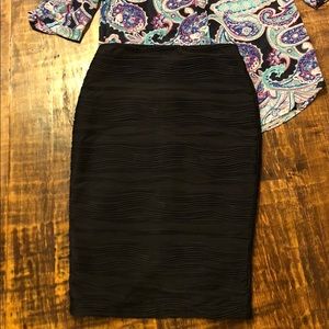 NWT Stretchy Black Pencil Skirt by Jennifer Lopez